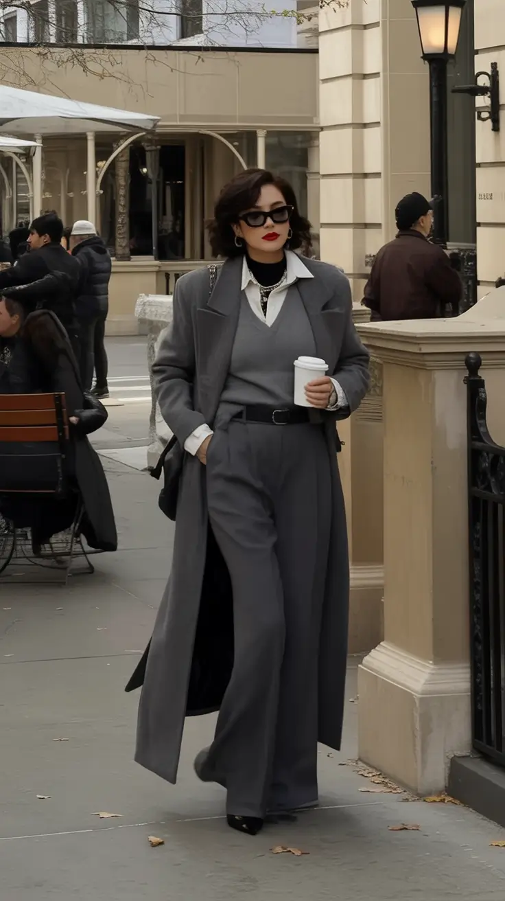 Business casual outfits ideas for fall 2025 Corporate Noir But Make It Femme