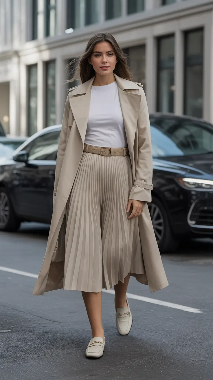 Business casual outfits ideas for fall 2025 The Monochrome Neutral Uniform