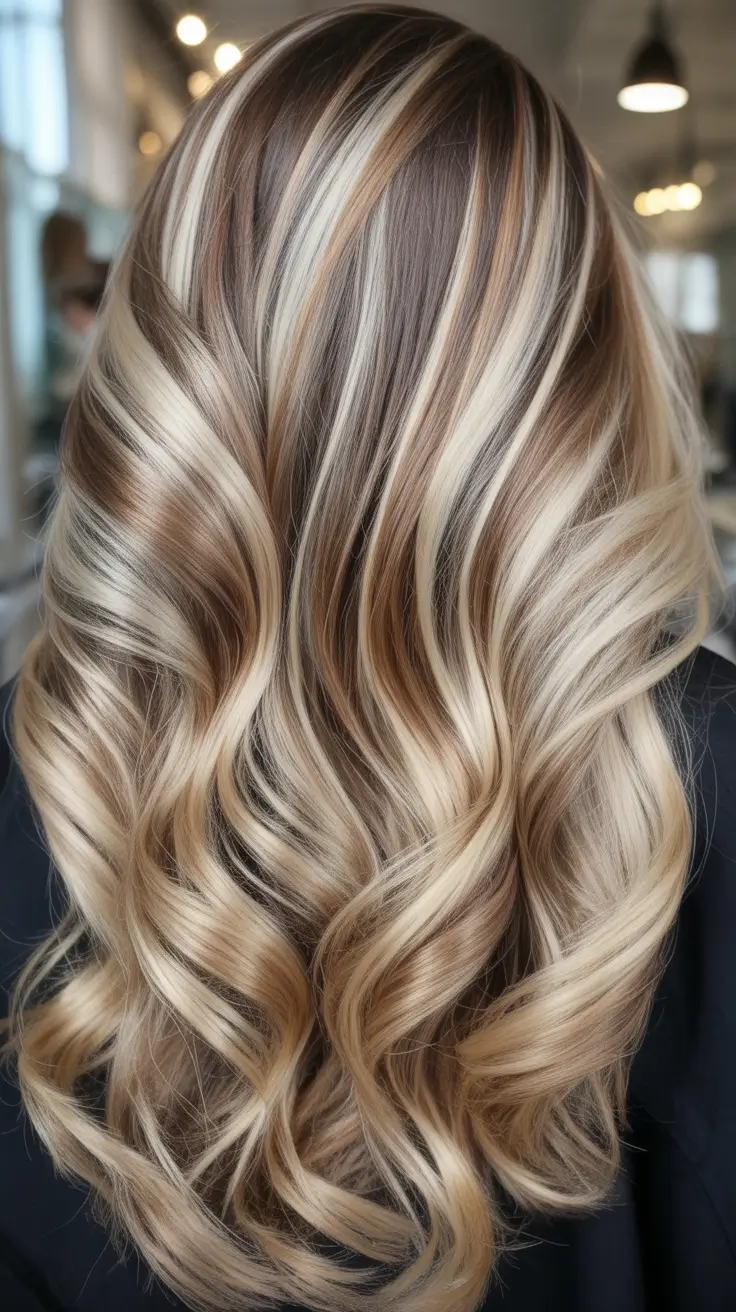 Golden Fall Hair Color for Blondes in 2025 Glossy Ribbon Blonde with Root Depth