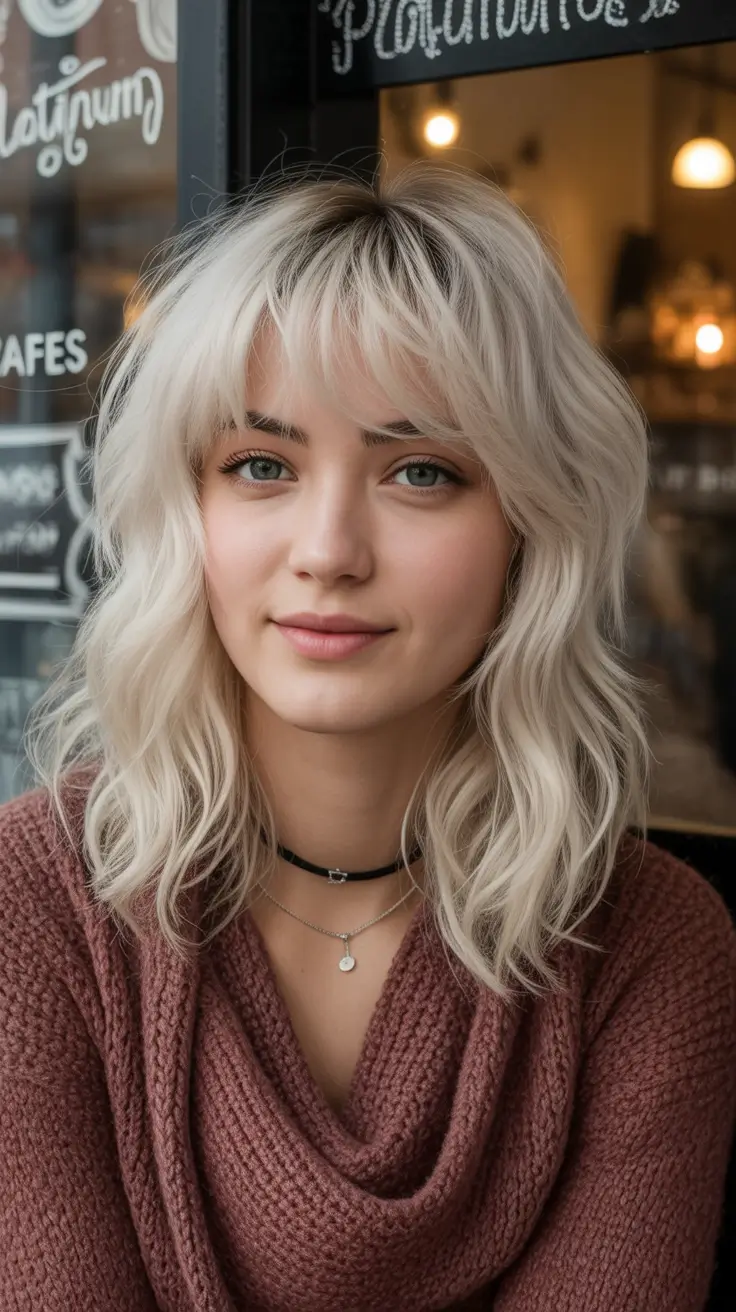 Golden Fall Hair Color for Blondes in 2025 Cozy Fringe with Soft Waves