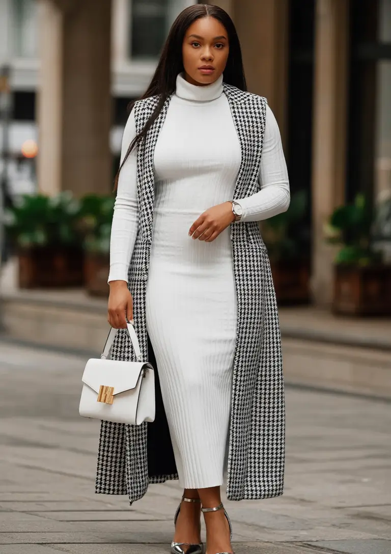 Easy and stylish fall outfits in 2025 Black and White Glam the Refined Way