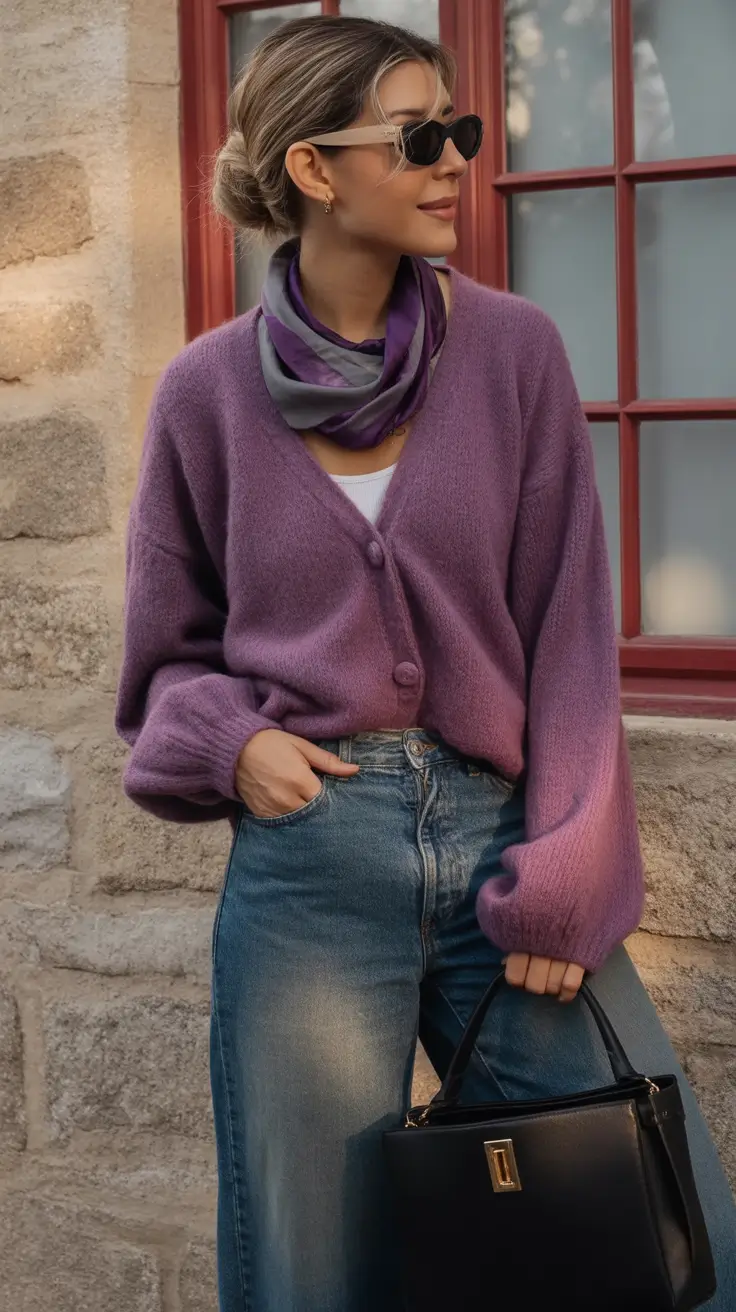 Easy and stylish fall outfits in 2025 Lavender Days and Denim Ease