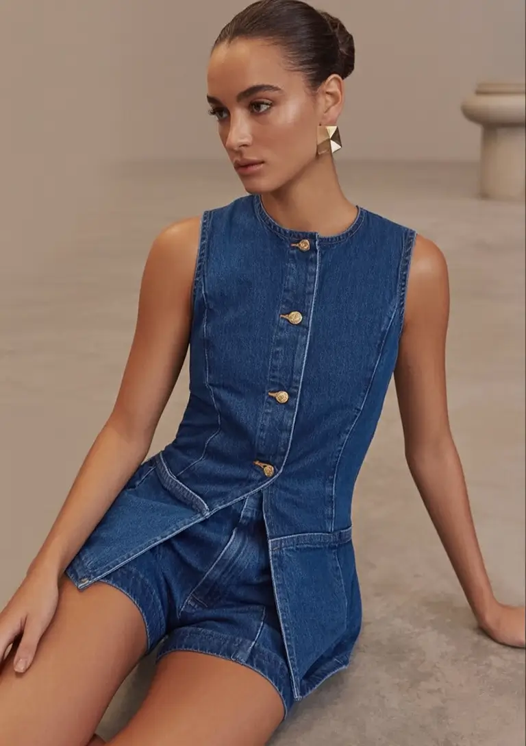end of summer outfits ideas 2025 Modern Denim Done Sharply