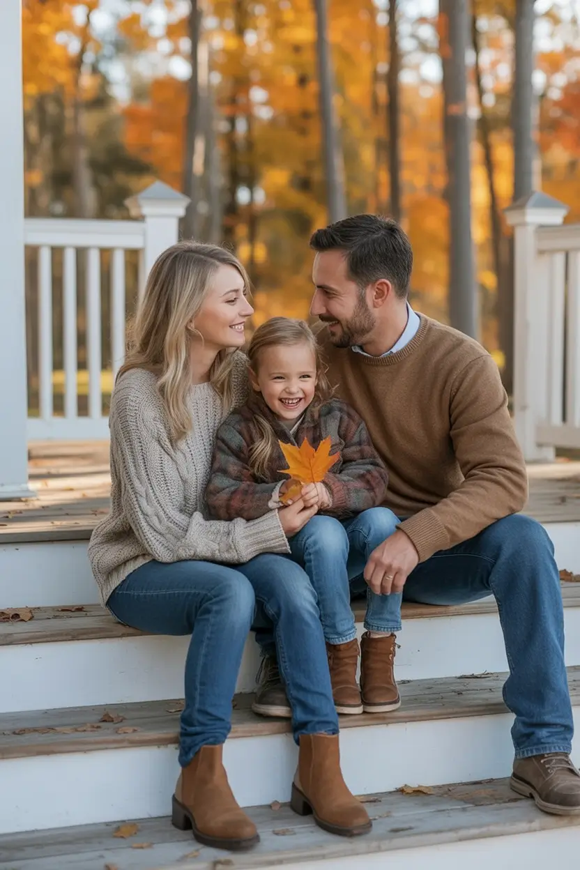 Fall 2025 Family Photo outfits Inspo 2025 Porch Days & Pumpkin Smiles