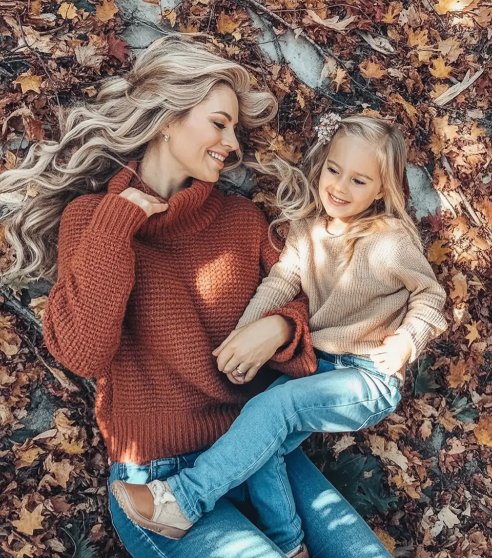 Fall 2025 Family Photo outfits Inspo 2025 Cozy Textures and Classic Denim