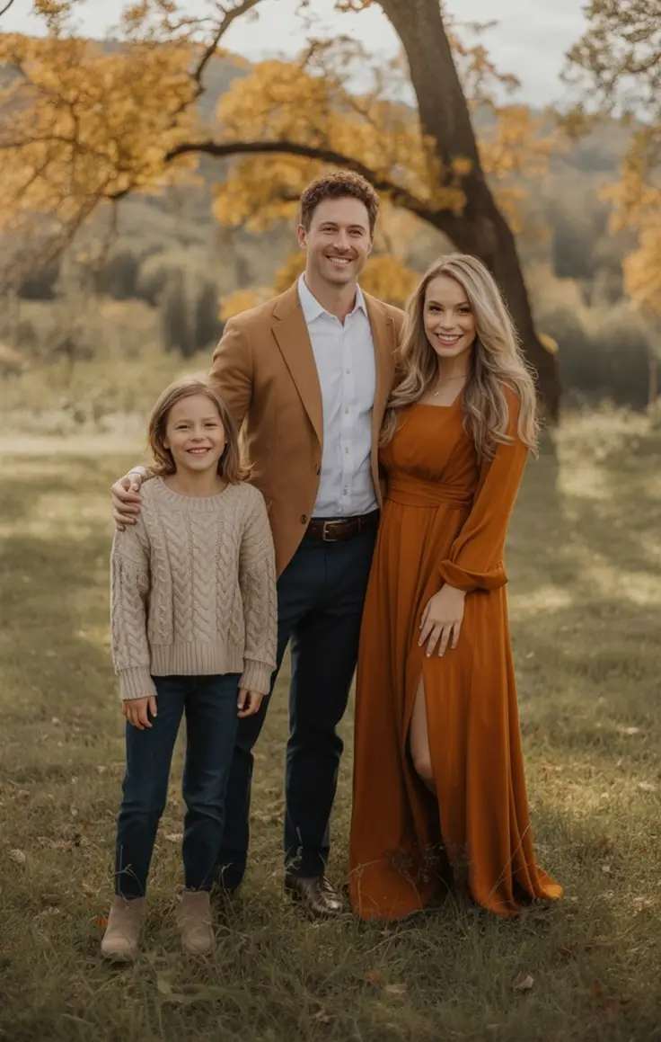 Fall 2025 Family Photo outfits Inspo 2025 Golden Hour Harmony