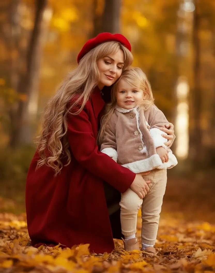 Fall 2025 Family Photo outfits Inspo 2025 Vintage Reds & Sugar Beige