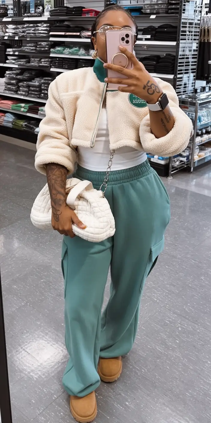Fall 2025 Fashion Inspiration for Stylish Women Sporty Creamsicle Chic