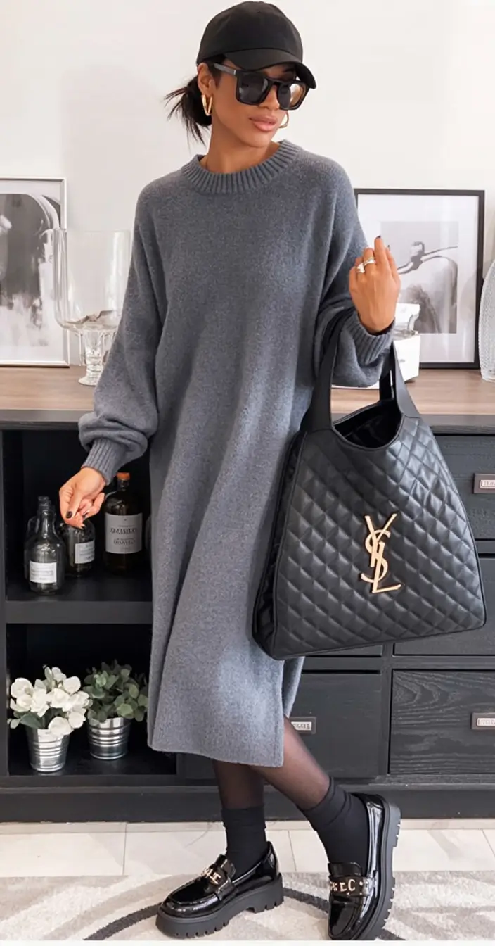 Fall 2025 Fashion Inspiration for Stylish Women Monochrome Ease with City Confidence
