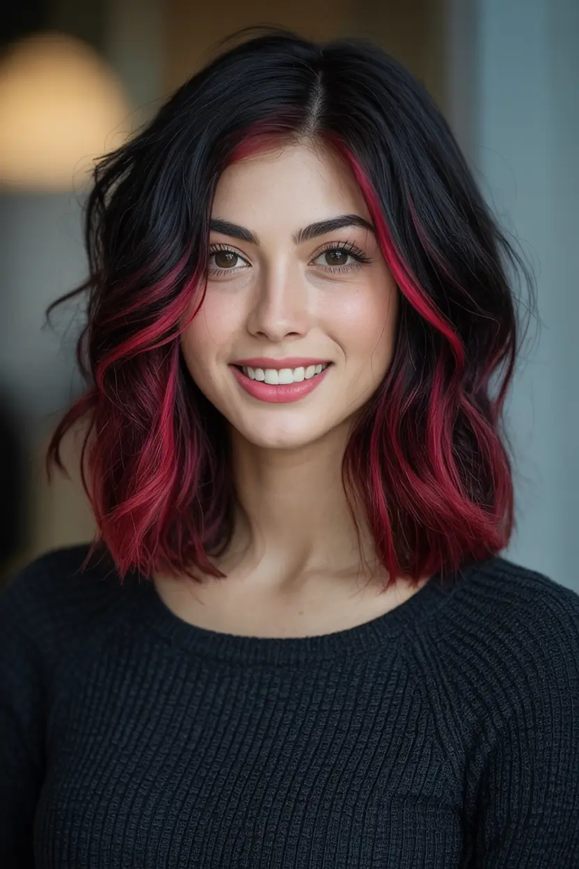 Fall Red Hair Color Ideas for Redheads in 2025 Berry Punch Bob with Soft Waves