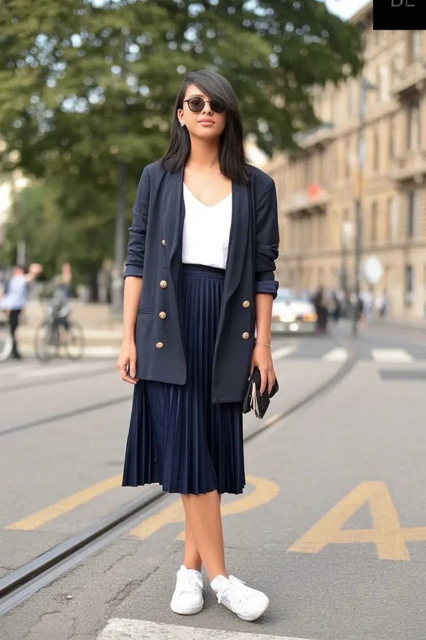 first day of school outfits ideas 2025 City Sophisticate Meets Casual Cool