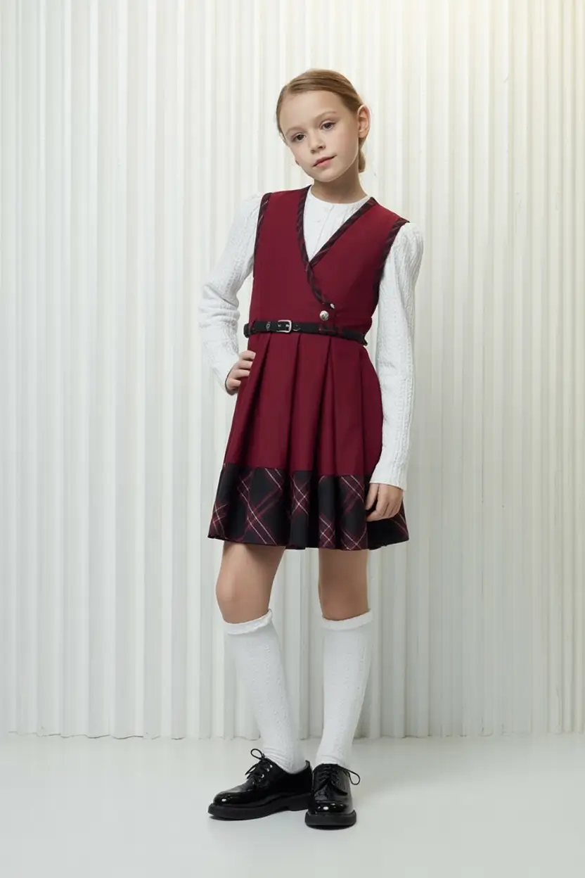 first day of school outfits ideas 2025 Layered Chic with a Scholarly Twist