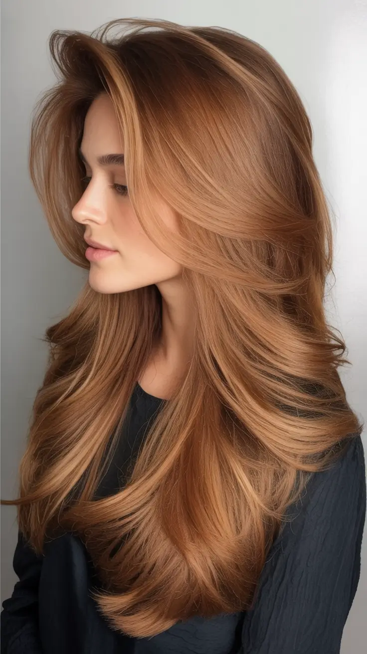 Fresh Haircuts to Try in August 2025 Blown-Out Caramel Volume