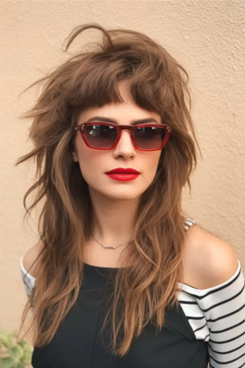 Fresh Haircuts to Try in August 2025 Textured Rock Shag with Attitude