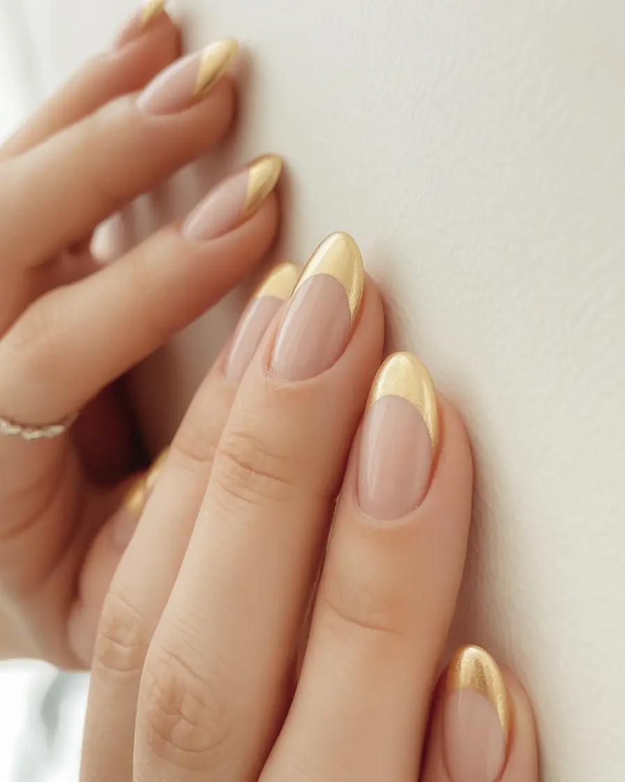 Fun Nail Color Ideas for August 2025 Golden Almond Chic