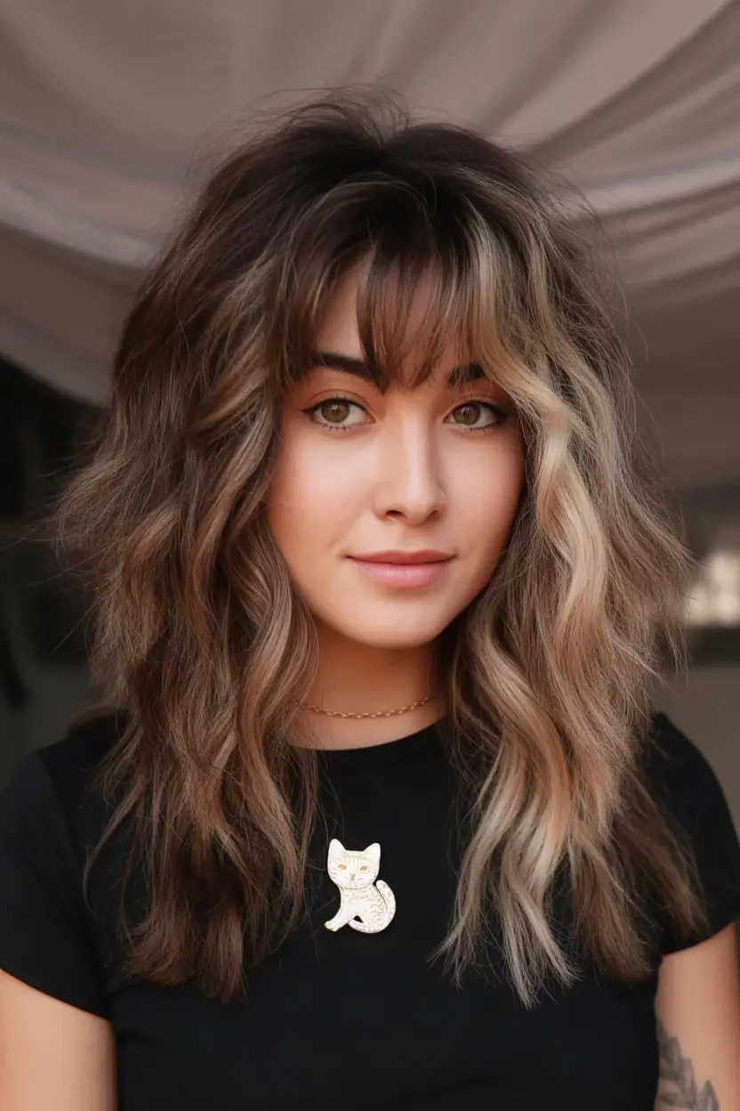 Hair Color Inspo for August 2025 Brushed Beige Balayage