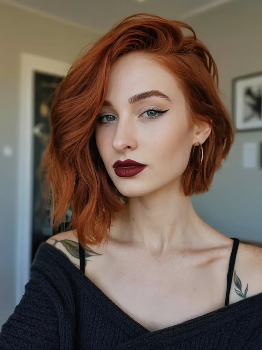 Hair Color Inspo for August 2025 Cinnamon Copper Confidence