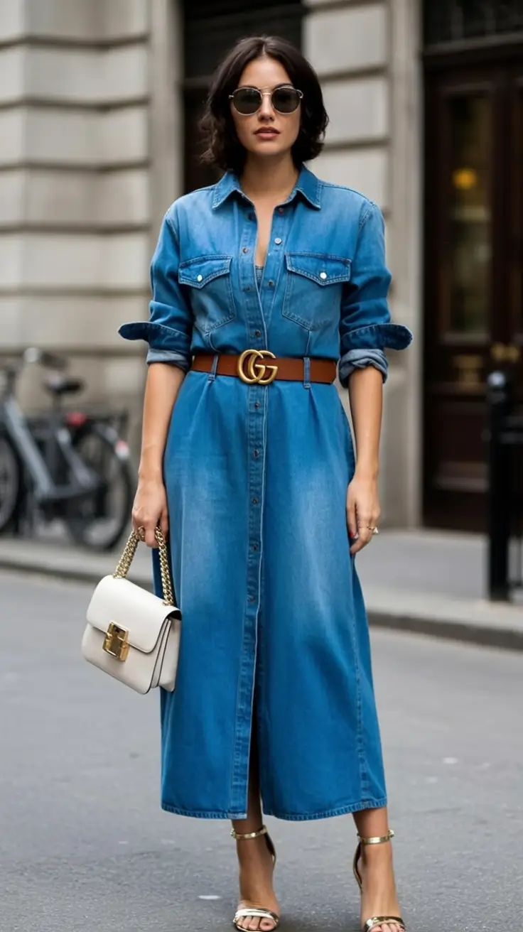 labor day outfits ideas 2025 Denim on Denim The Grown Up Edit