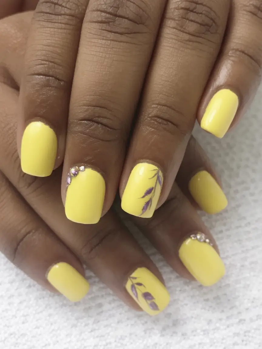 Nail Designs to Try in August 2025 Sunshine and Petal Accents