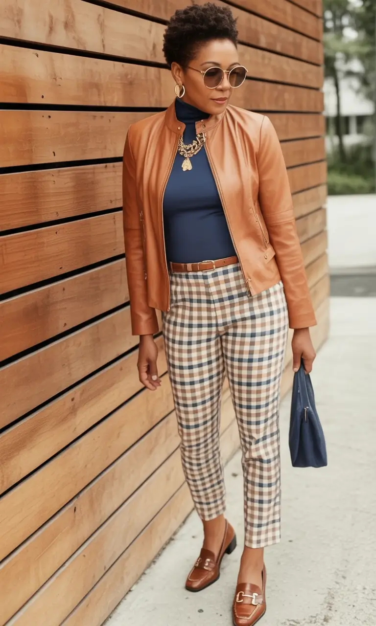 Stylish fall 2025 fashion outfits for women 40+ Prep Revival with a Twist