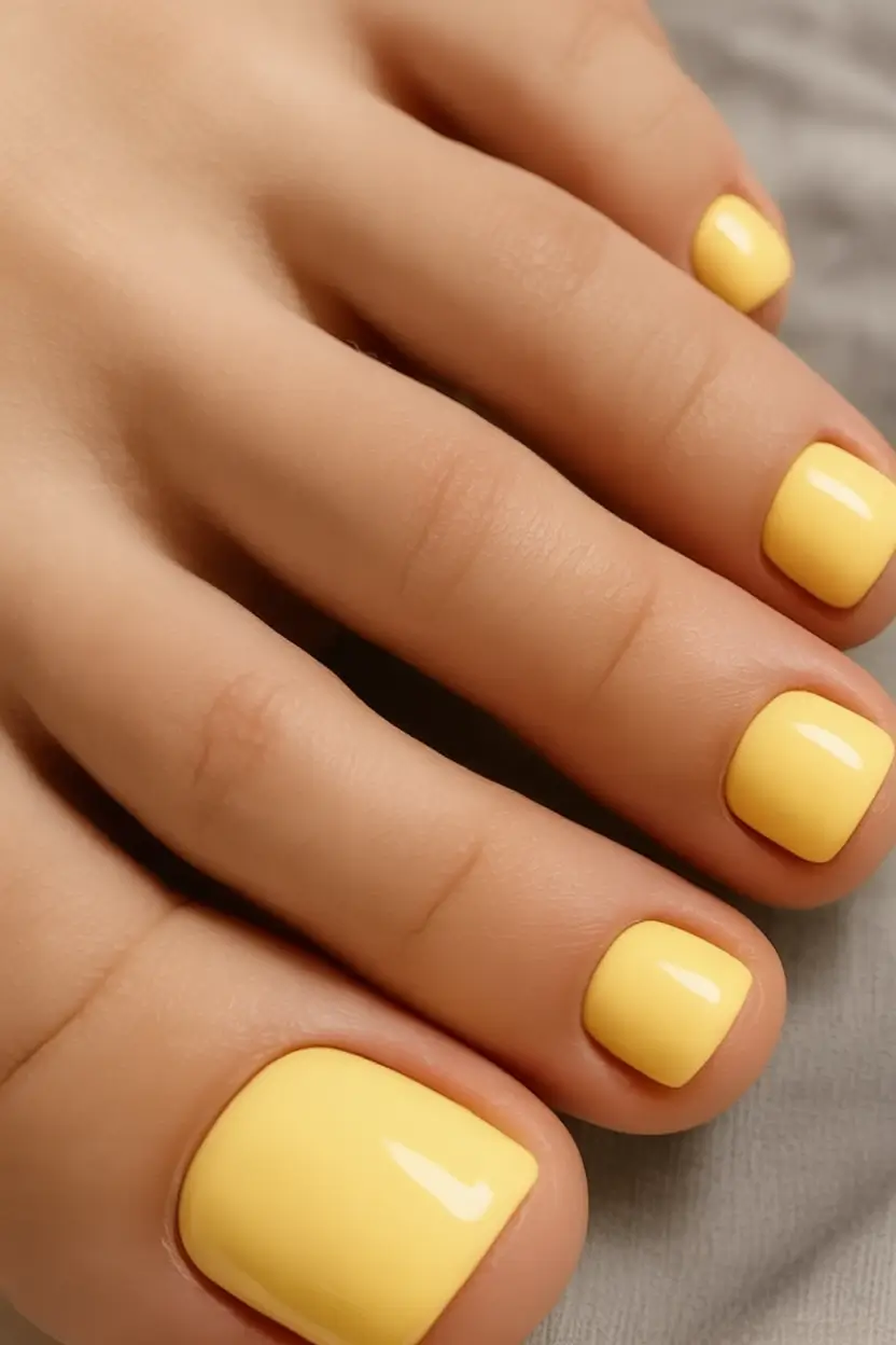 toe nail ideas august 2025 - pedicure inspiration Butter Pastel Dream
