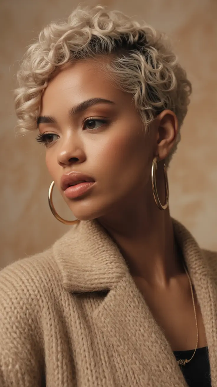 Top Hair Colors for Black Women This Fall 2025 Icy Blonde Coils That Cut Through Fall Fog