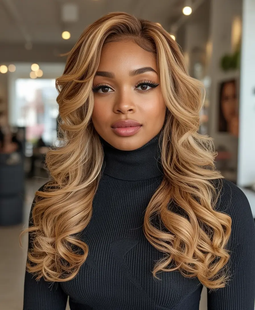Top Hair Colors for Black Women This Fall 2025 Golden Amber Waves for the Luxe Season
