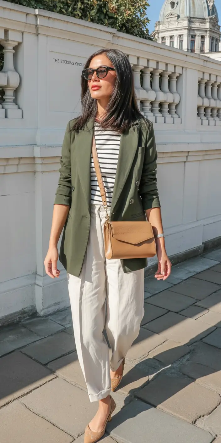 Transitional summer to fall outfits 2025 Effortless Weekender Look