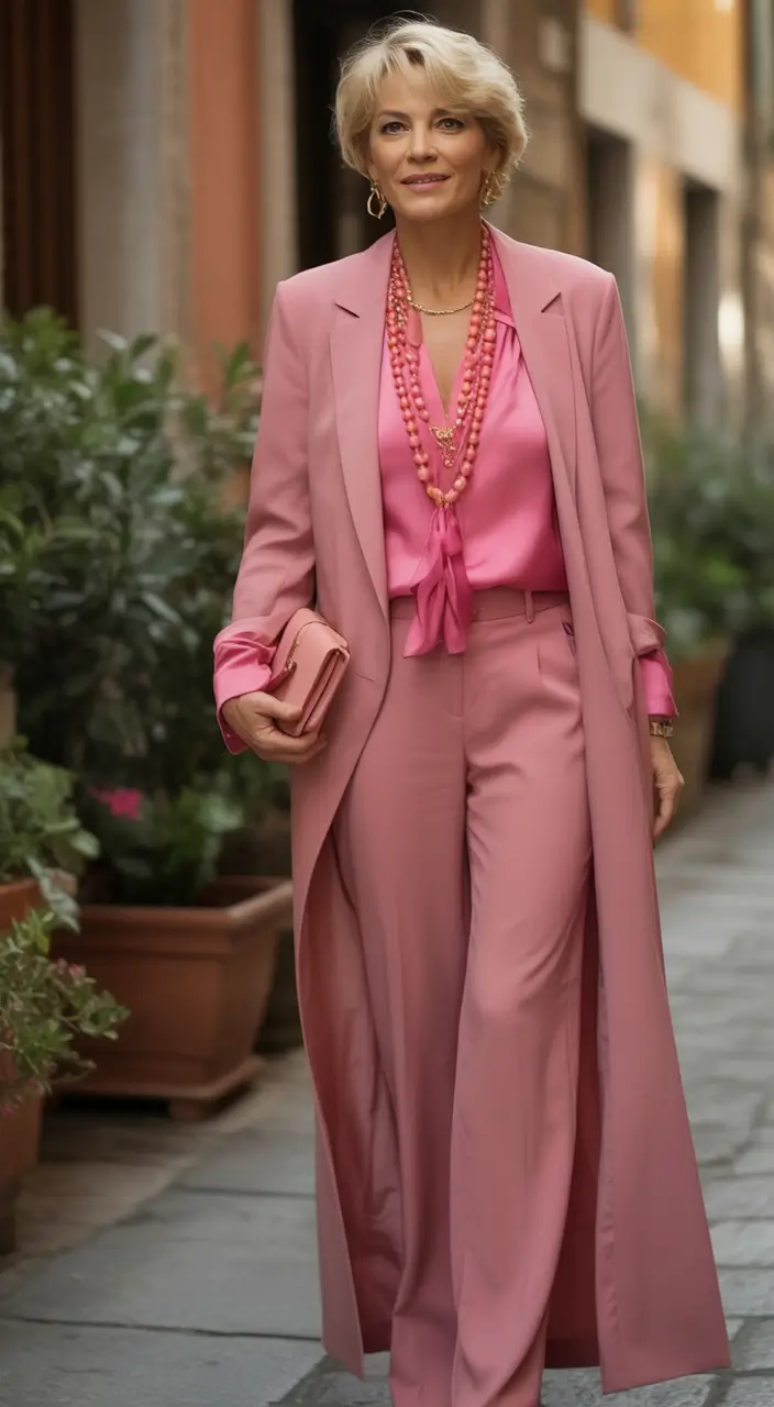 Transitional summer to fall outfits 2025 Pink Revival Grown-Up Edition