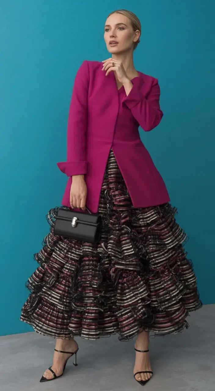 Transitional summer to fall outfits 2025 Maximalist Volume Meets Fall Minimalism