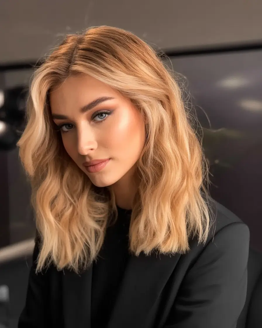 Trending Hair Colors for Fall Season 2025 Wheat Blonde Contour
