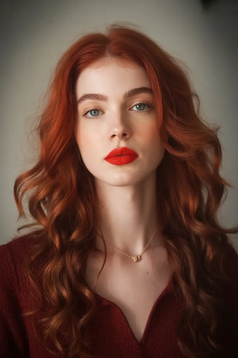 Trending Hair Colors for Fall Season 2025 Curl-Defined Copper Cider
