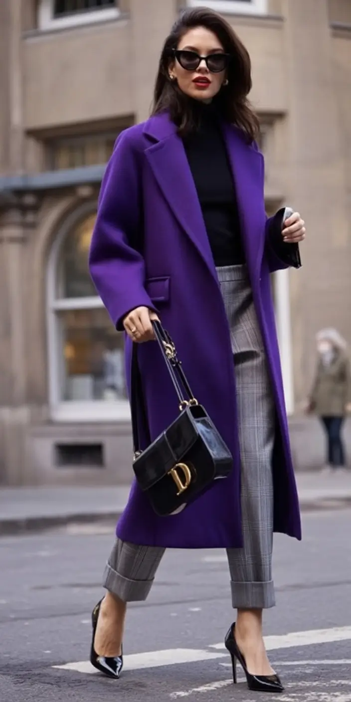Trendy & Cute Women’s outfits to Rock Fall 2025 Violet Authority with a Classy Edge