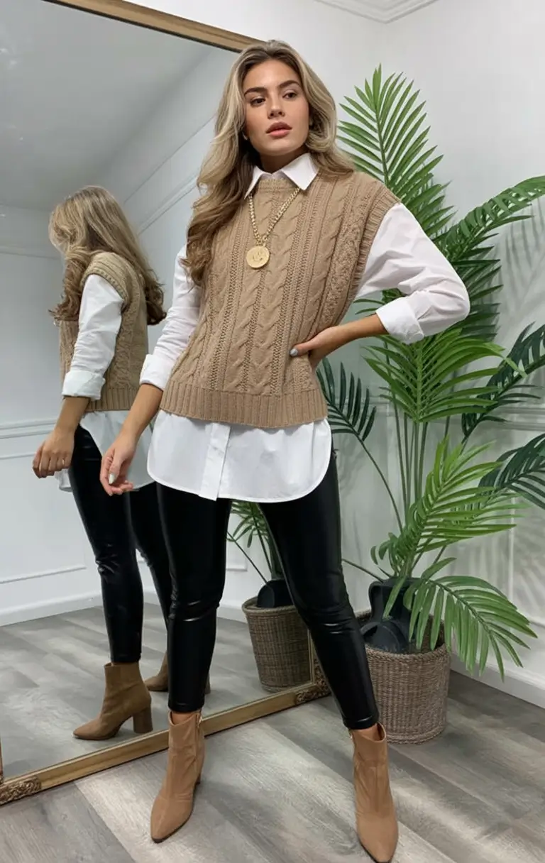 Trendy & Cute Women’s outfits to Rock Fall 2025 Smart Layering with Vintage Texture