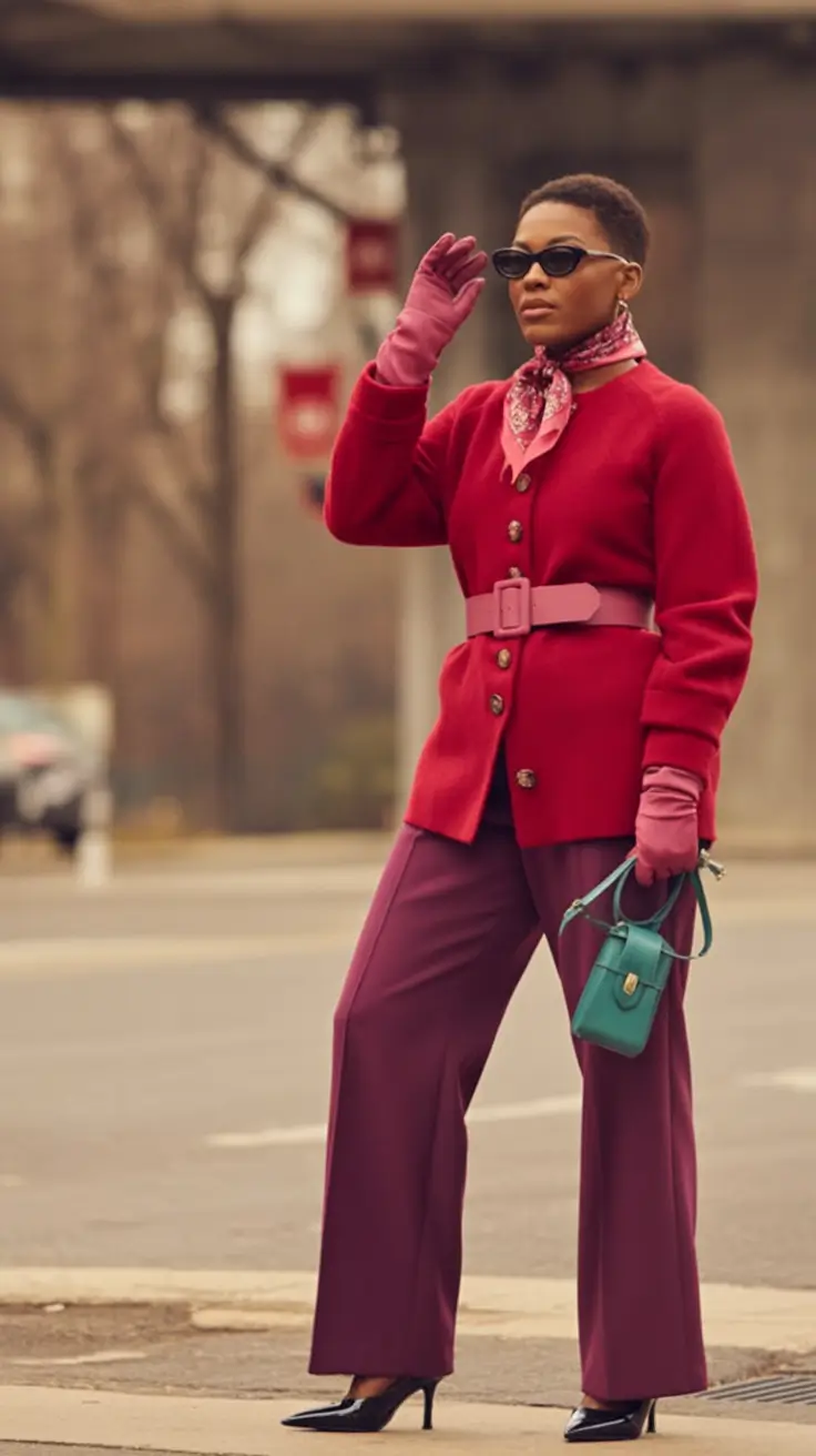 Trendy & Cute Women’s outfits to Rock Fall 2025 Color Clash Confidence