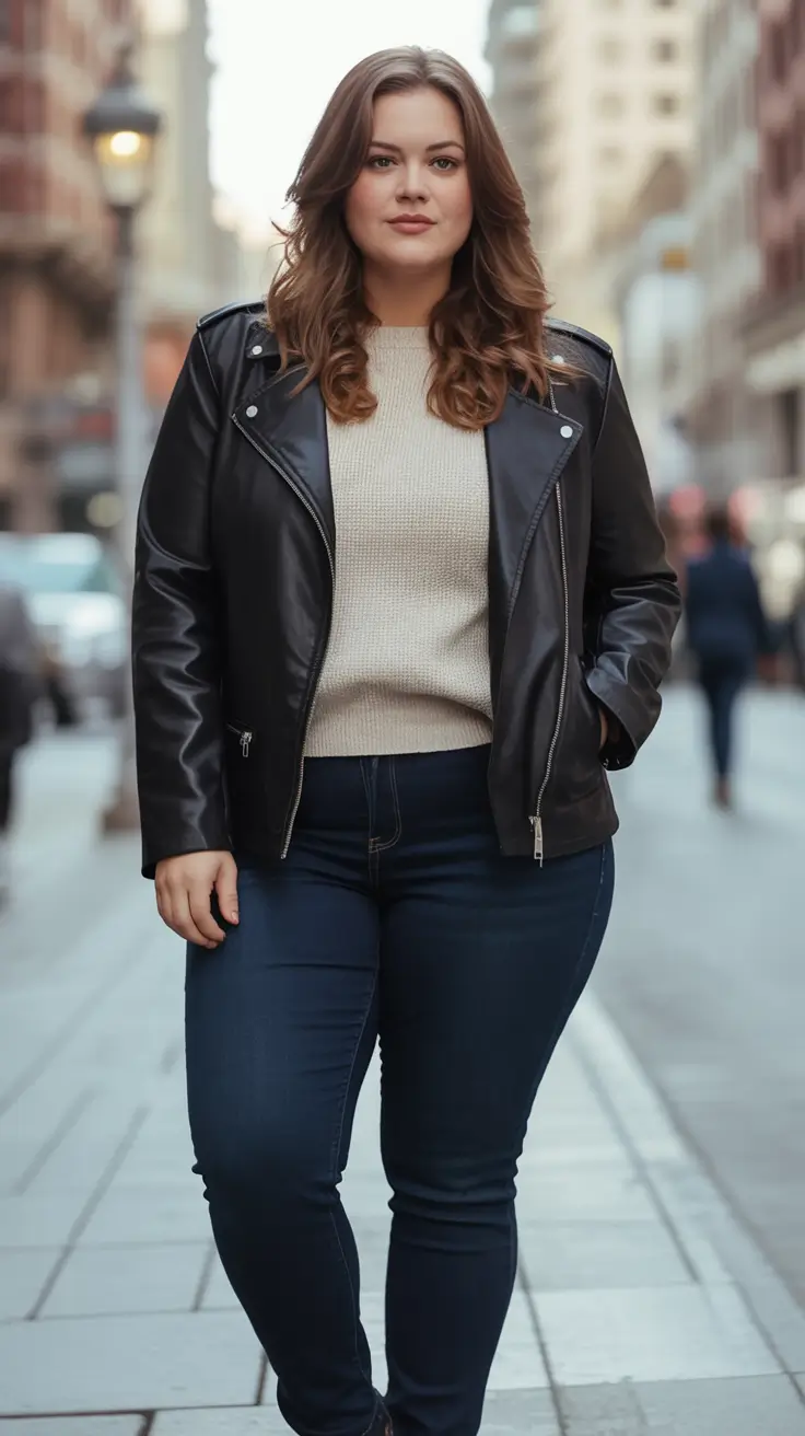 fall plus size outfits City Rider with a Soft Touch