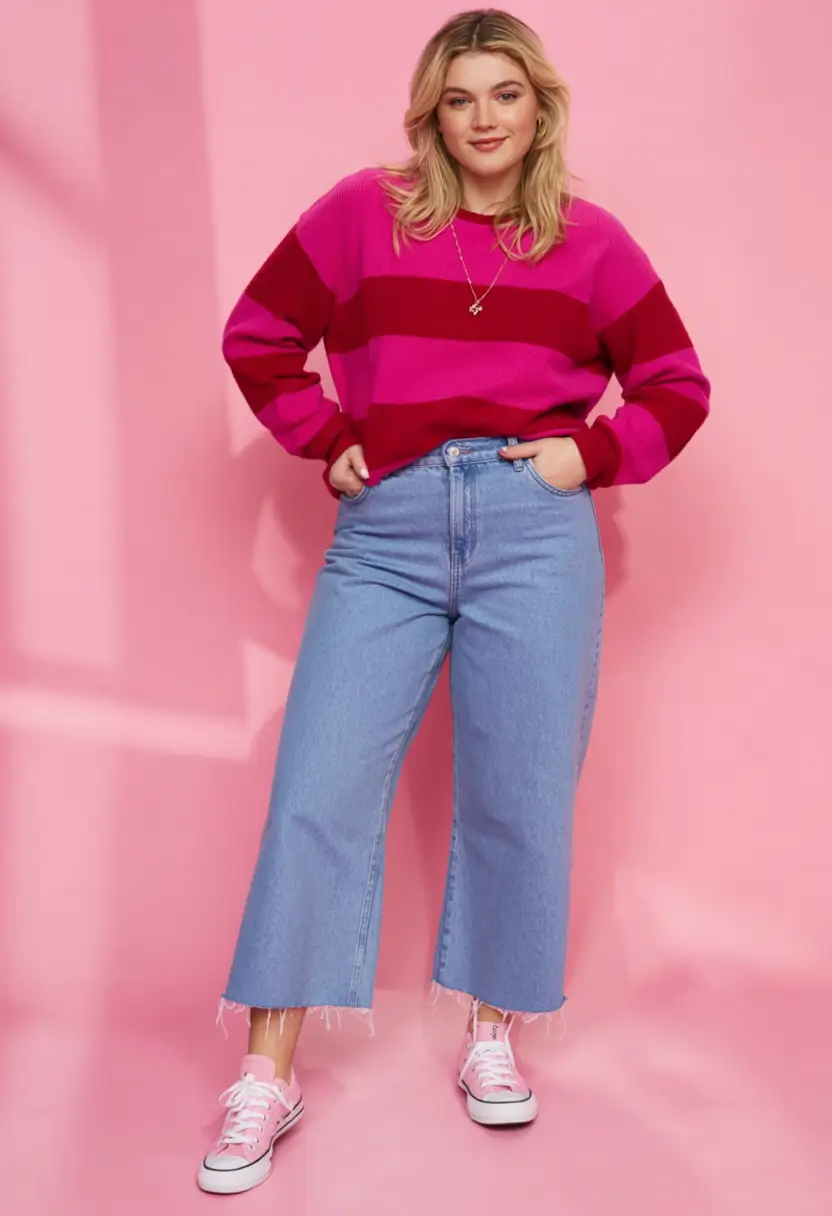 fall plus size outfits Cotton Candy Casual
