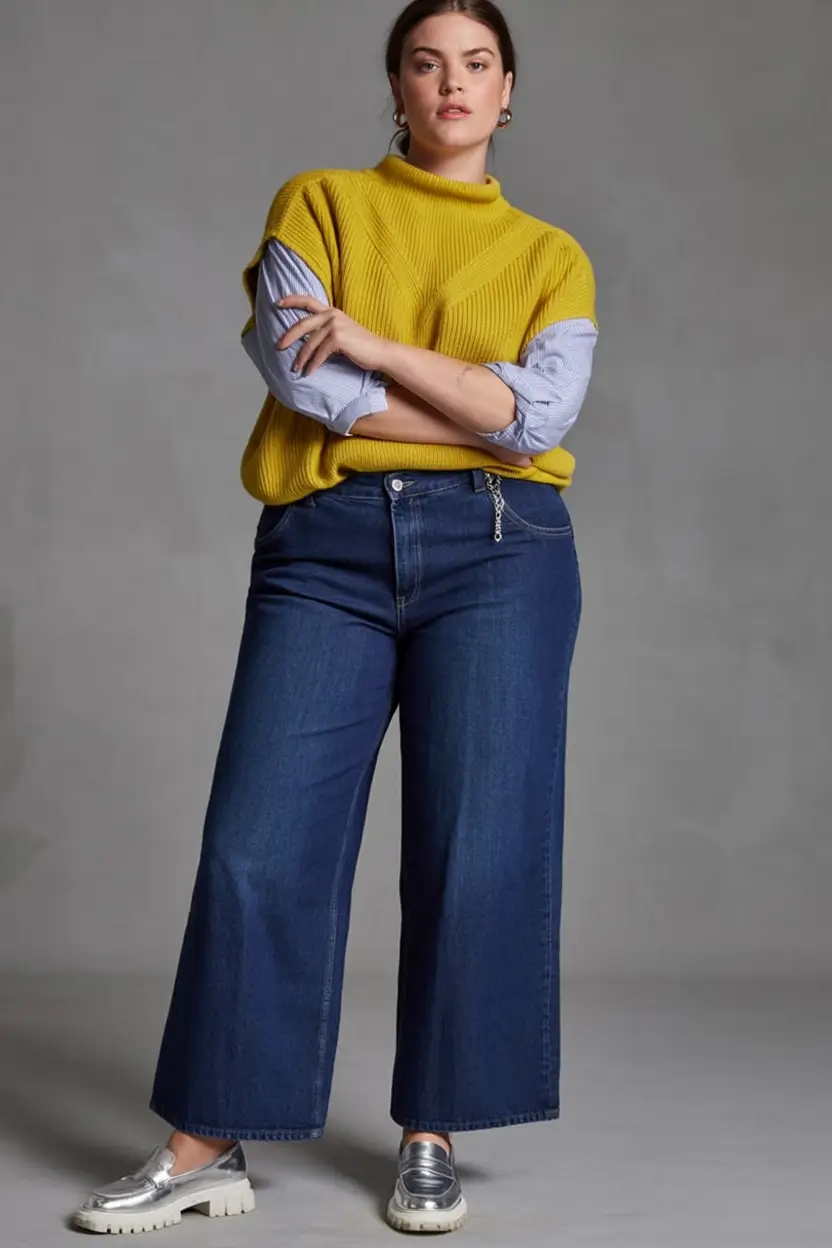 fall plus size outfits Golden Hour Layering