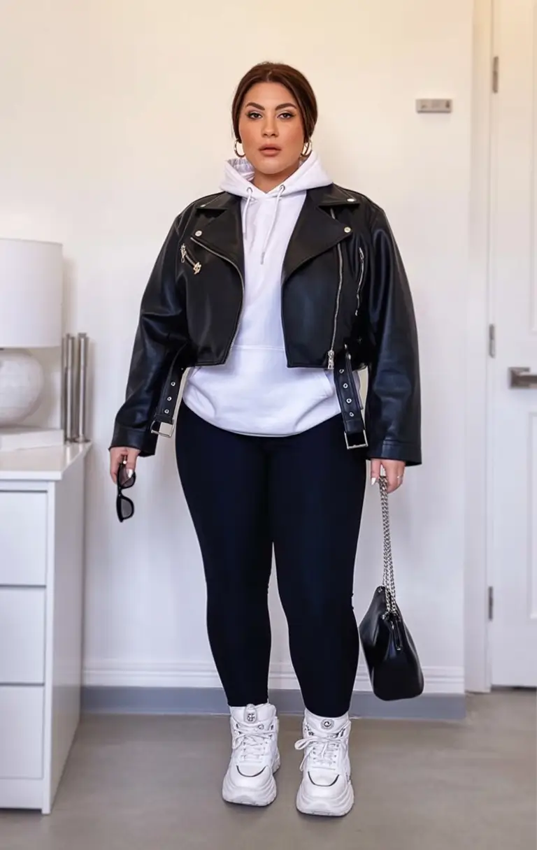 fall plus size outfits Street Luxe with an Edge