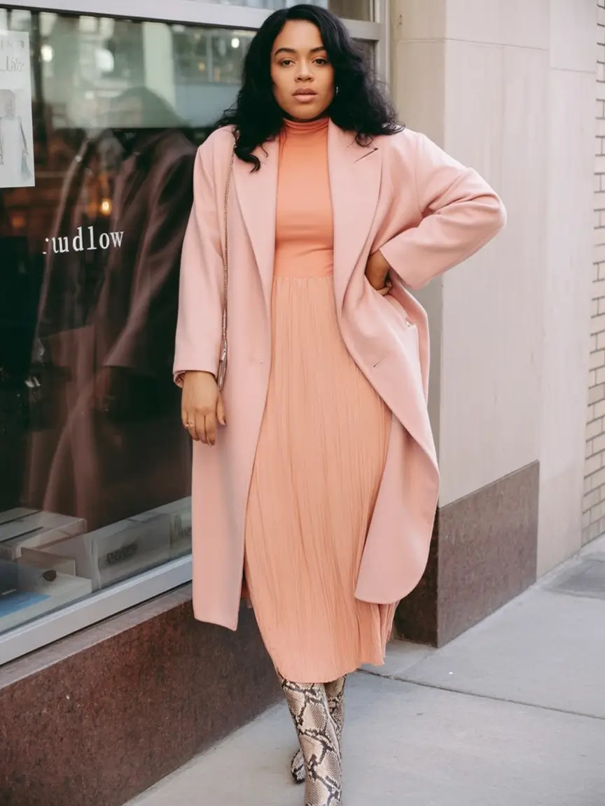 fall plus size outfits Monochrome Mood