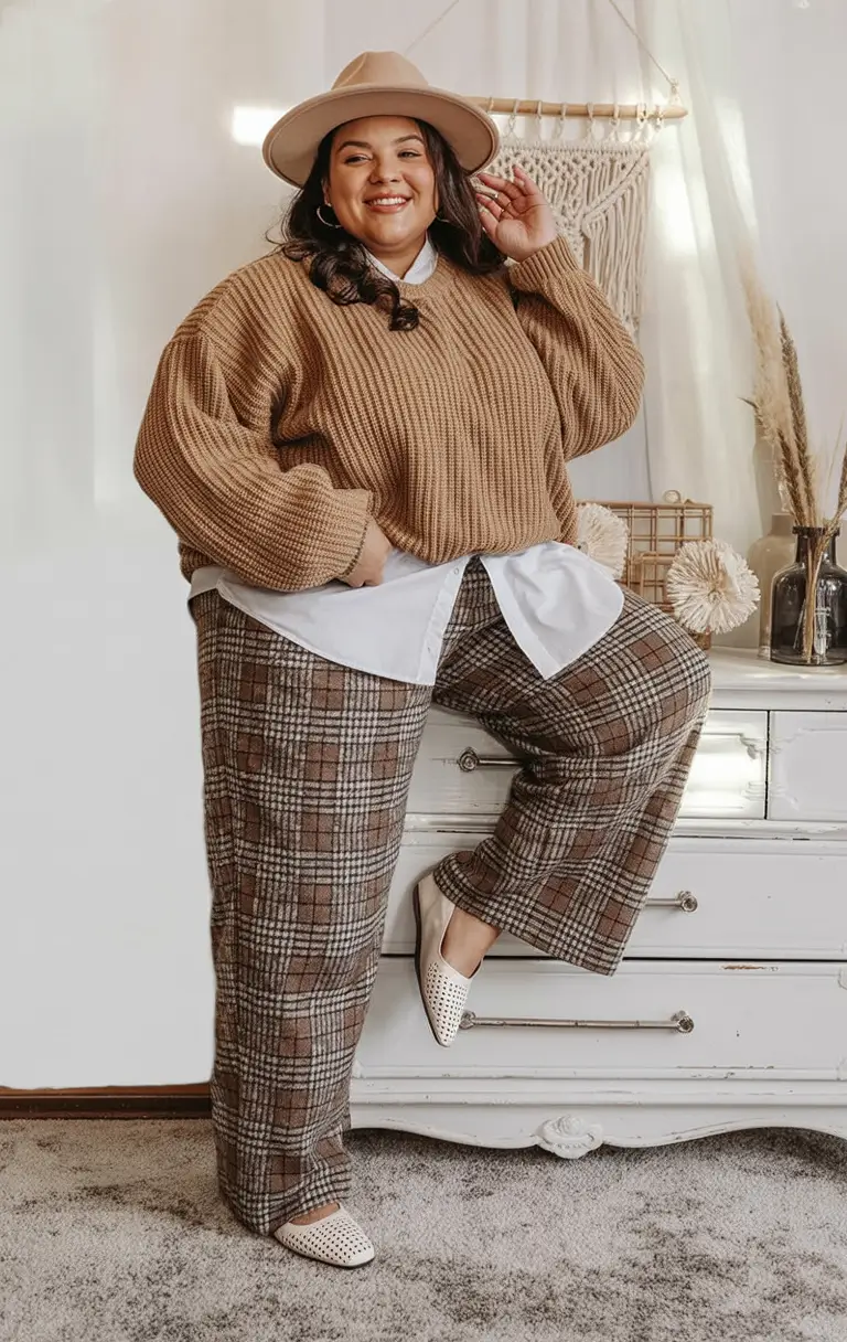 fall plus size outfits Harvest Vibes Only