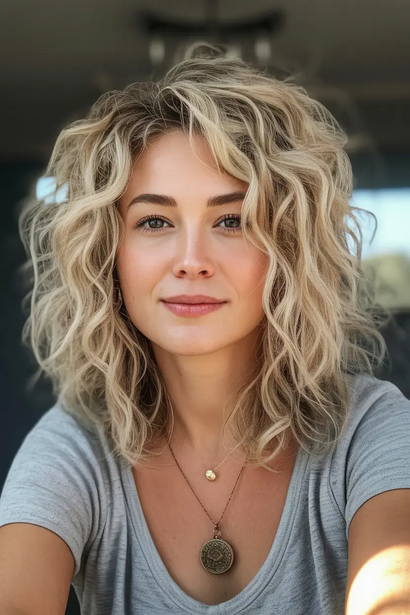 2025 Bob Hairstyles That Scream Fall Style Undone Honey Blonde Curls