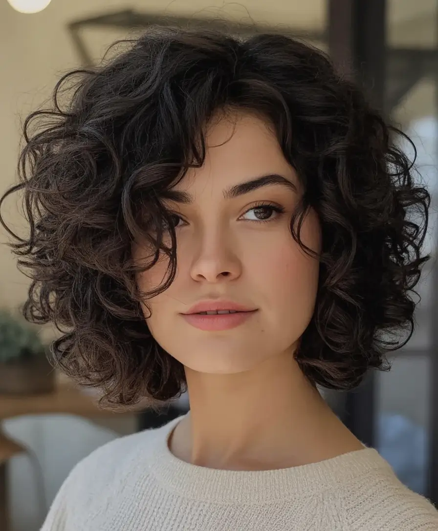 2025 Bob Hairstyles That Scream Fall Style Structured Curls with a Feminine Edge