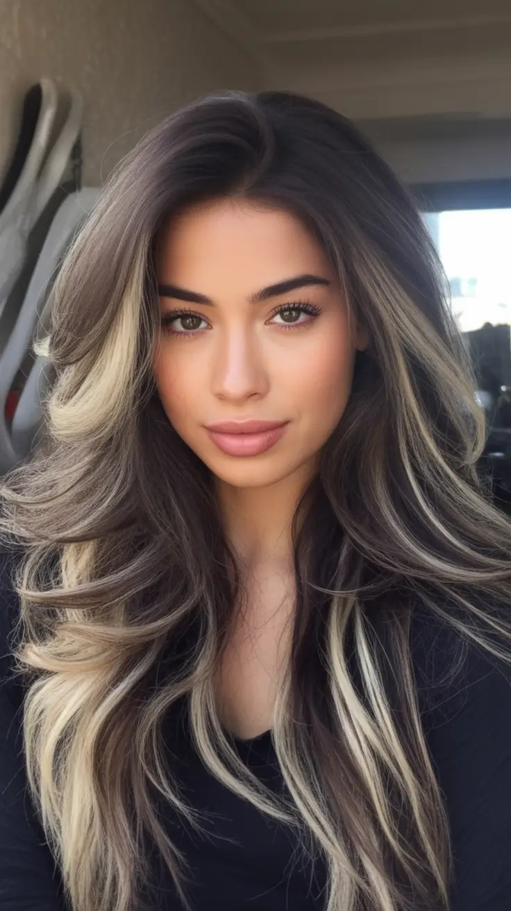 Balayage Hair Color Inspiration for Fall 2025 Dimensional Blonde with Money Piece Drama