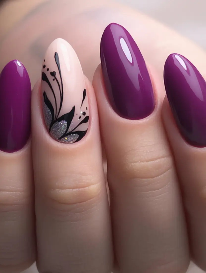 Fall Vibes: Best Nail Colors for September 2025 Plum Petal Drama