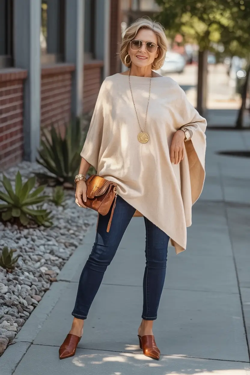 2025 casual fall fashion outfits for women 50+ Weekend Neutrals Done Right