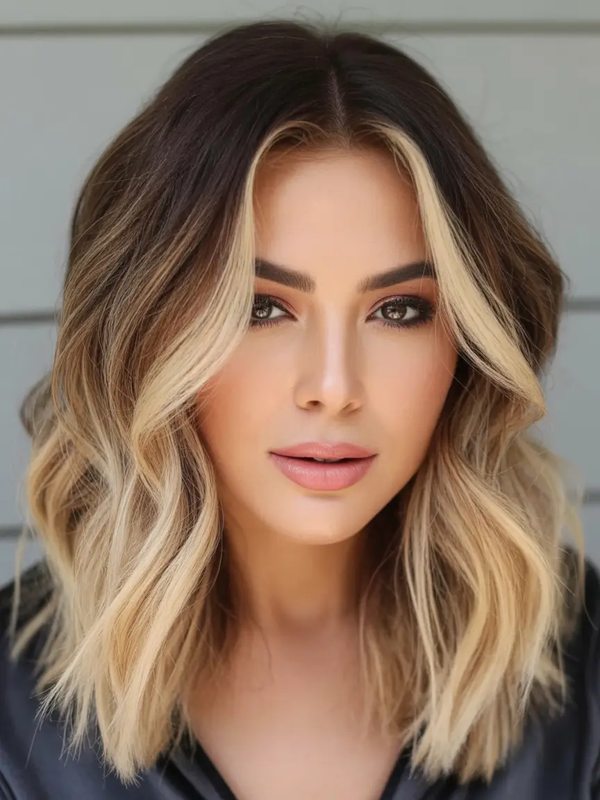 Chic and Easy Haircuts for Fall 2025 Dimensional Lob With Face Framing Blonde