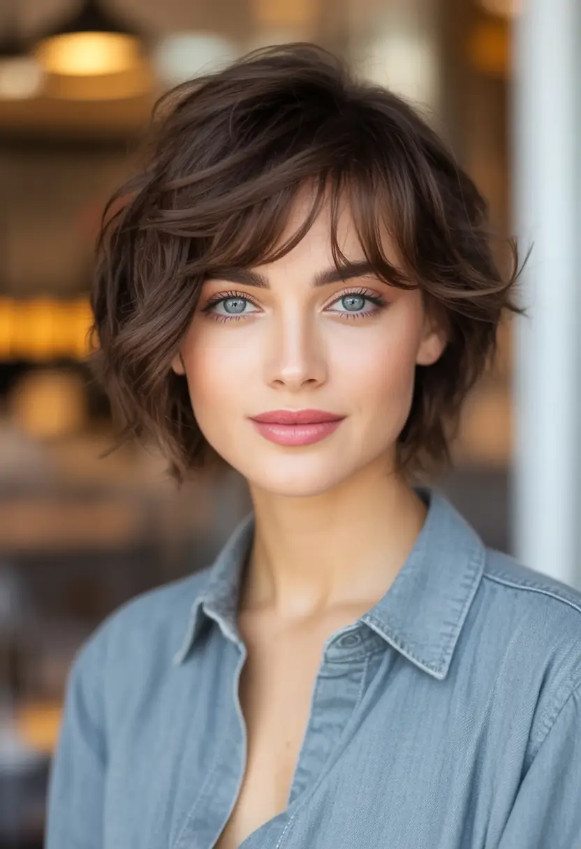 Chic and Easy Haircuts for Fall 2025 Textured Bob with Flippy Ends