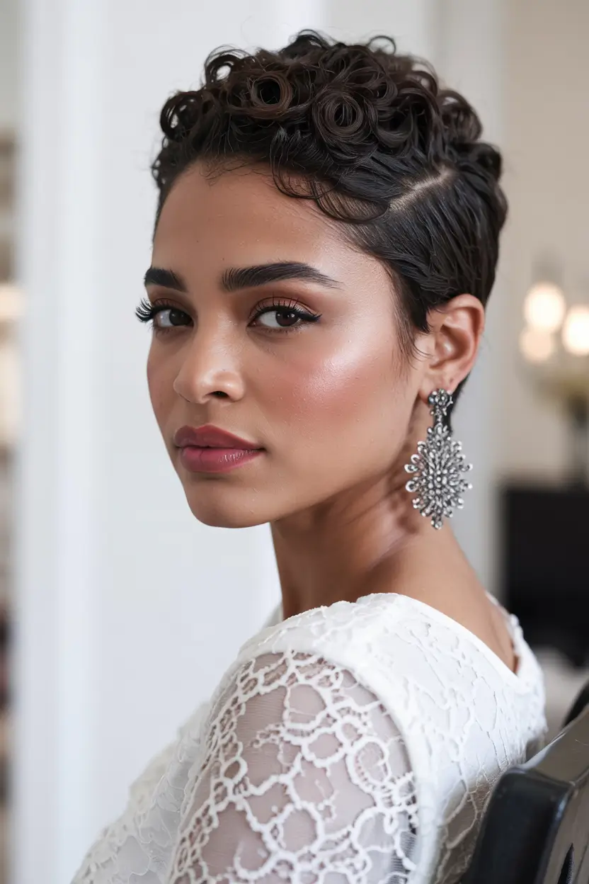 Chic and Easy Short Haircuts for Fall 2025 Retro-Inspired Finger Wave Pixie