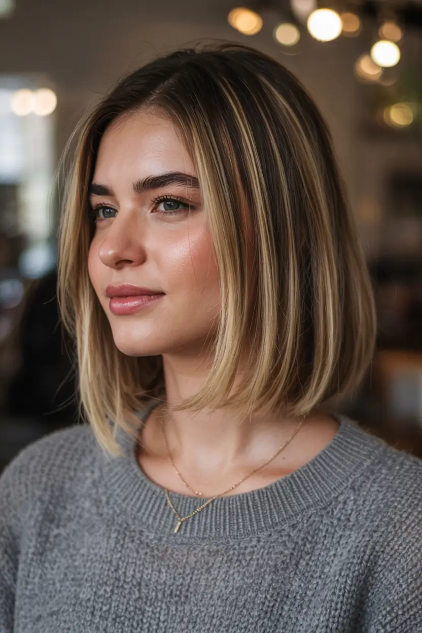 Chic and Easy Short Haircuts for Fall 2025 Classic Blunt Bob with Subtle Face Frame